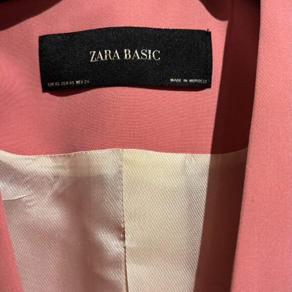 Salmon Pink Blazer - Zara - Picture 2 of 5